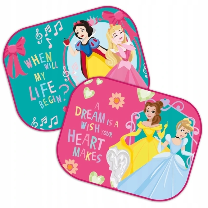 SUNSHADES PRINCESS 2 PCS. 44X35 CM