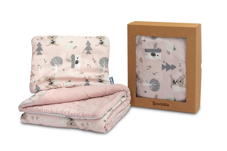COTTON-MUSLIN SET PACK. PINK 