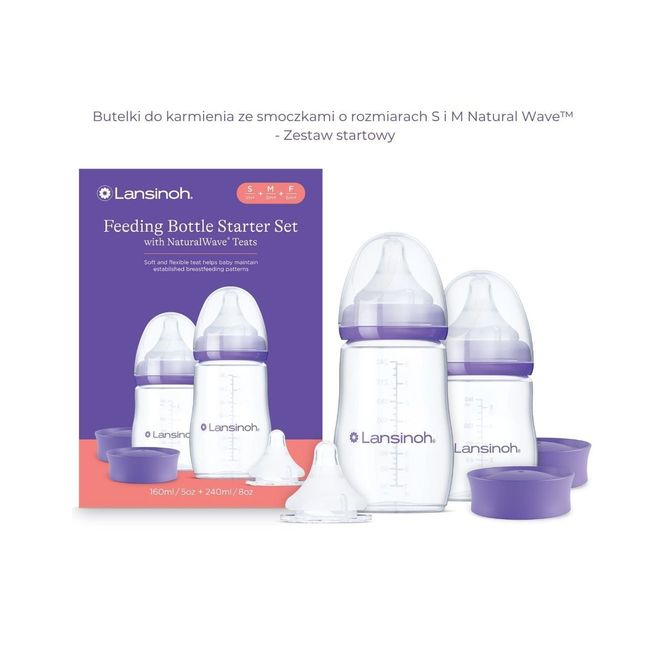 4343 STARTER SET BOTTLE 1X160ML + BOTTLE 1X240, 1X pacifier