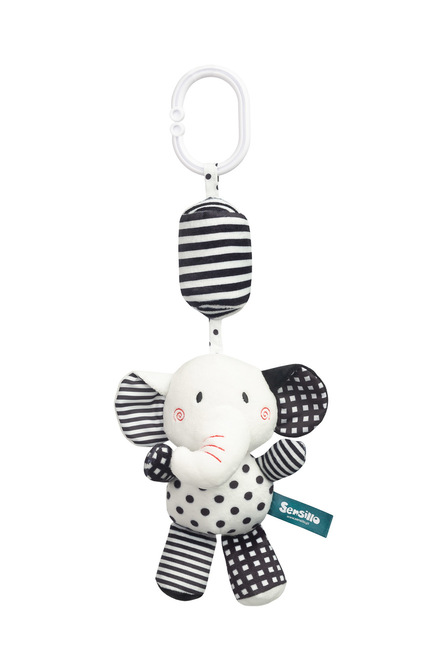 BLACK&WHITE STROLLER PENDANT ELEPHANT