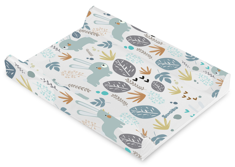 Soft Changing Pad - FOREST - bunny PLATINUM