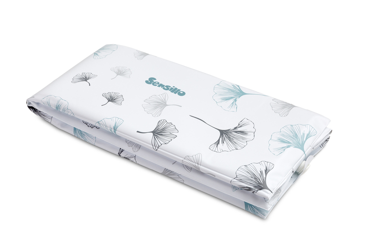 TOURIST CHANGING PAD PRINTED BOTANICAL BLUE