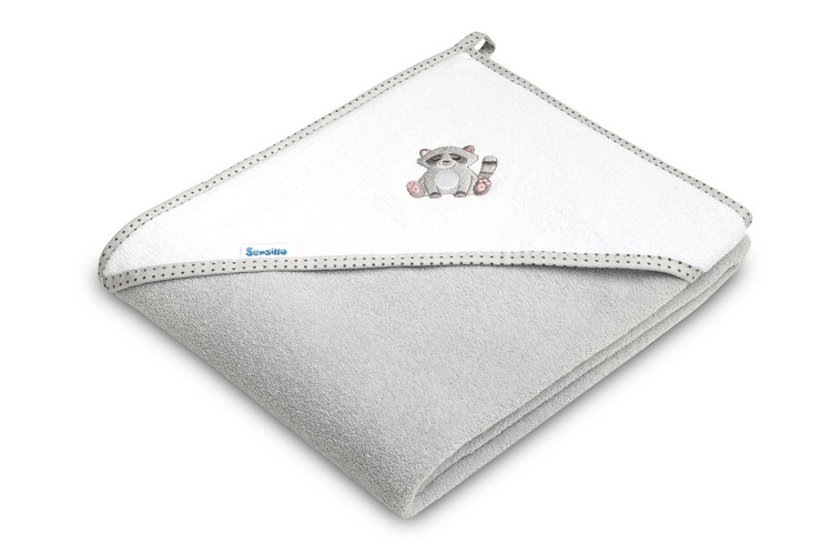 TERRY BATH COVER 100X100 RACOON GRAY
