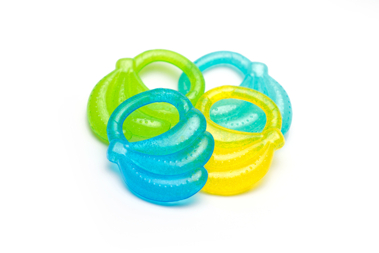 Gel filled cooling teether – little flower