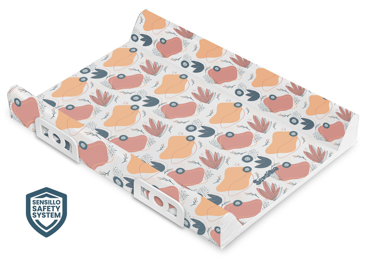 Stiffened Changing Pad Safety System 70 cm - garden - flowers platinum