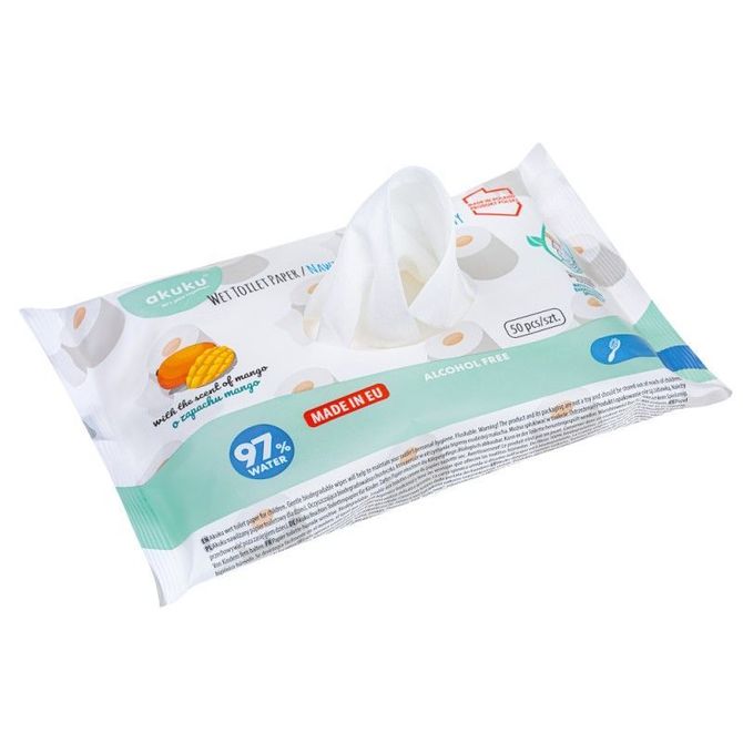 A0030 MOISTURIZED TOILET PAPER 50 PCS