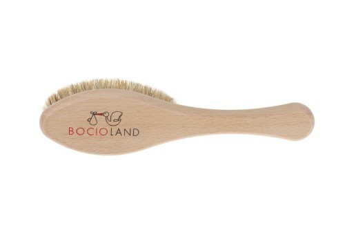 5345 WOODEN BRISTLE HAIRBRUSH ELLIPSE