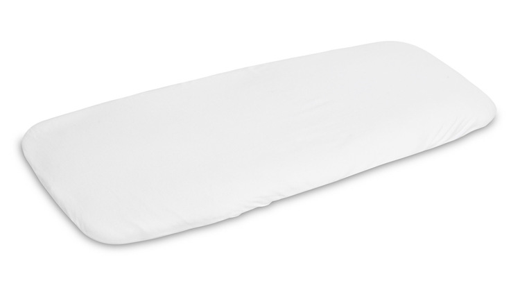 bedsheet for cradle bamboo White 90x40