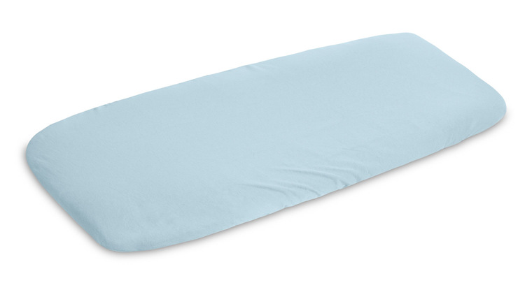 bedsheet for cradle bamboo Blue 90x40