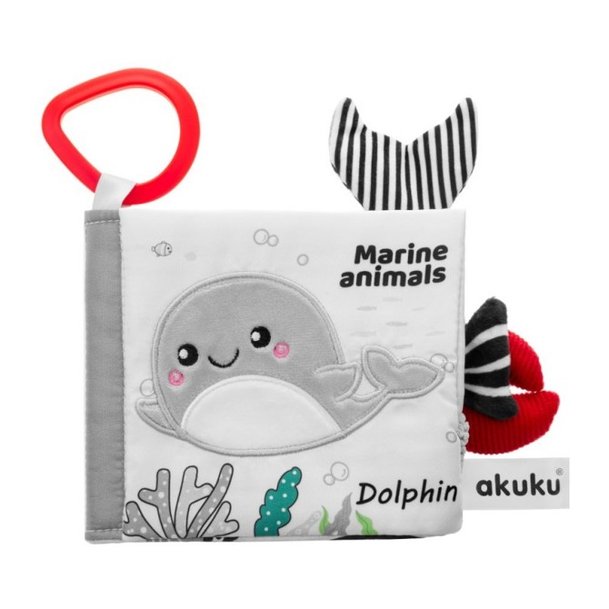 A0480 Material sensory book MARINE ANIMALS