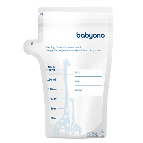 1084 Breast milk storage bags 180ml 30pcs