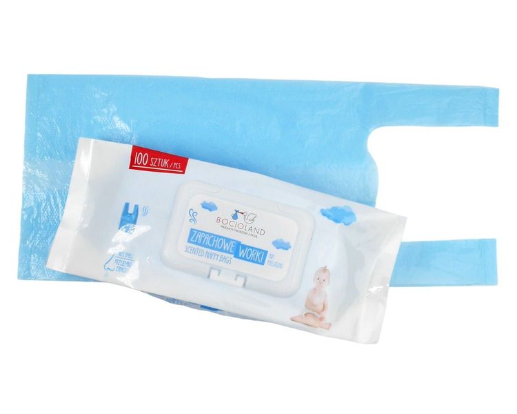 0182 WORECZKI NA ZUŻYTE PIELUCHY 10SZT BL018