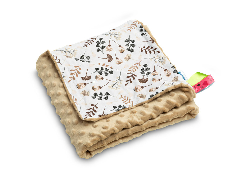 LEKKI KOCYK MINKY 75x100 CAPPUCCINO GAŁĄZKI