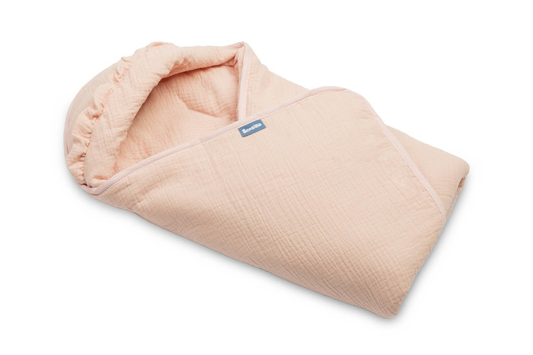CAR SEAT SWADDLE BLANKET MUSLIN ICING