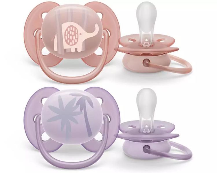 SCF091/09 SOFT PACIFIER 0-6 GIRL