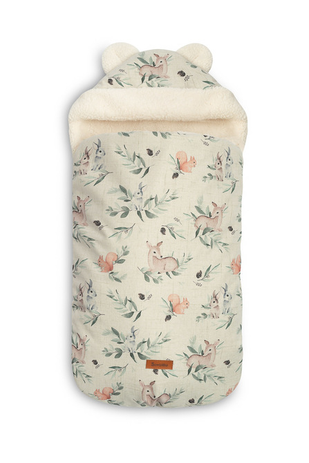 SLEEPING BAG FOR CAR SEATS AND PRAMS DEERS VINTAGE