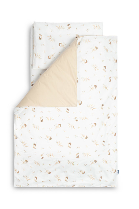 TWO PIECE BEDDING + BEDSHEET SPARROW 100X135 CM