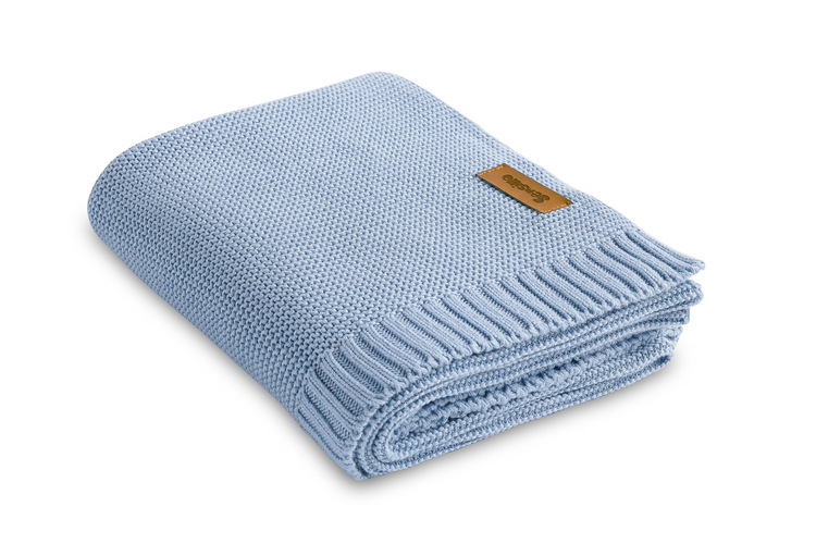 BLANKET BAMBOO-COTTON 80X100 BABY BLUE