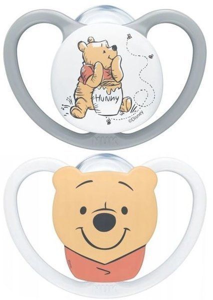730907 SPACE SILICONE PACIFIER 0-6 2PCS/BOX