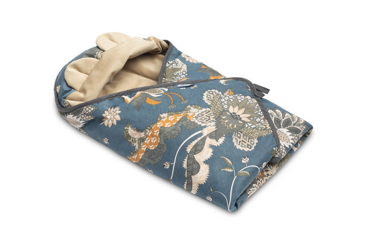 carry cot swaddle blanket Velvet MOROCCO BEIGE