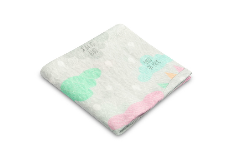 PIELUCHA BAMBUS KROPLA MLEKA 75x75