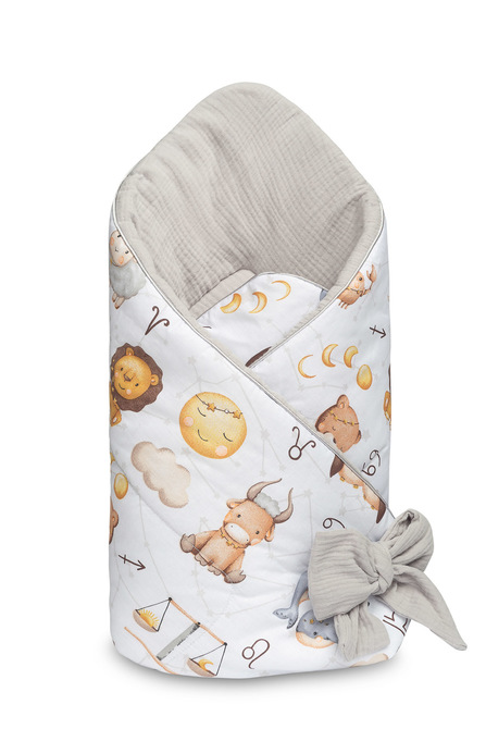 WICKELDECKE GRAU ZODIAC 75x75