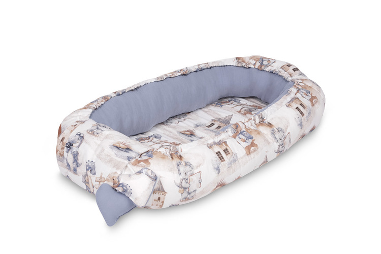 KOKON MUŚLIN SMOKI JEANS 80x45