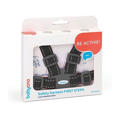 070/02 FIRST STEPS STROLLER HARNESS, BLACK