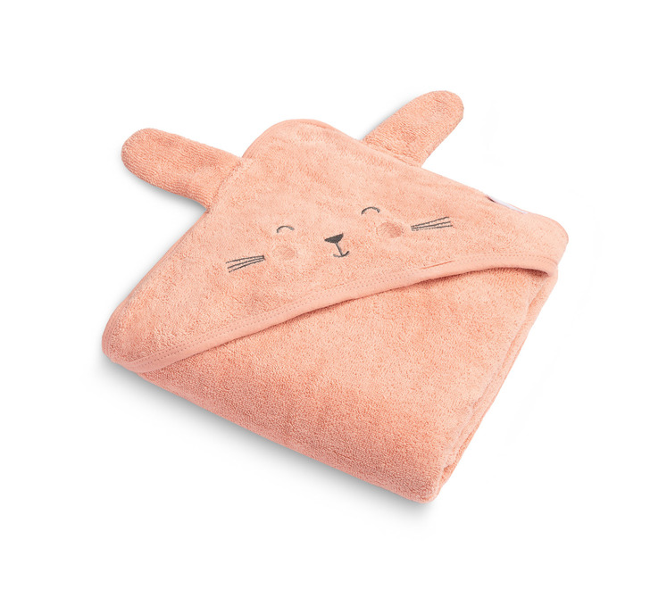 BATH COVER 90X90 RABBIT PINK