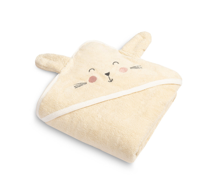 BATH COVER 90X90 RABBIT ECRU