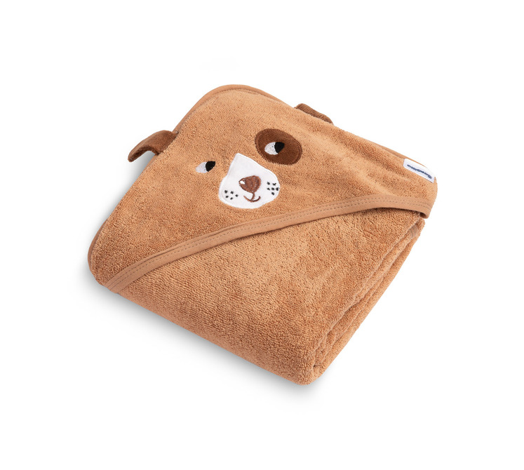 BATH COVER 90X90 DOG BROWN