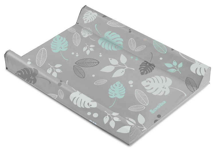 Soft Changing Pad - FLORAL - GREY
