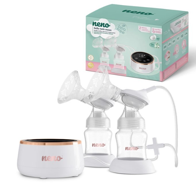 5978 BELLA TWIN MOON CORDLESS ELECTRONIC BREAST PUMP