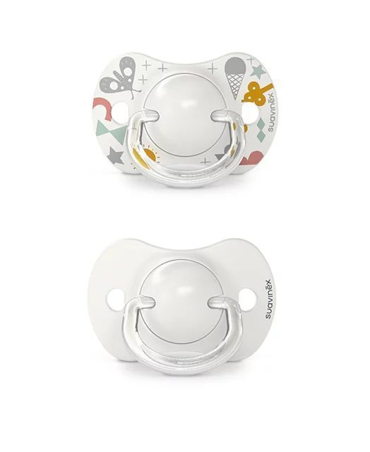 083195 PACIFIER SX PRO 0-6 2PCS GRAY 308268