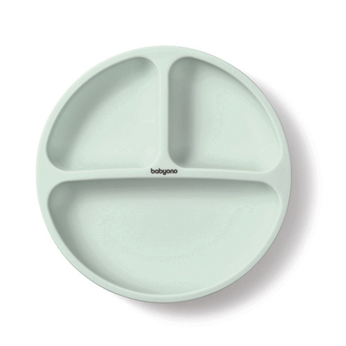 1482/03 SILICONE PLATE WITH SUCTION CUP MINT
