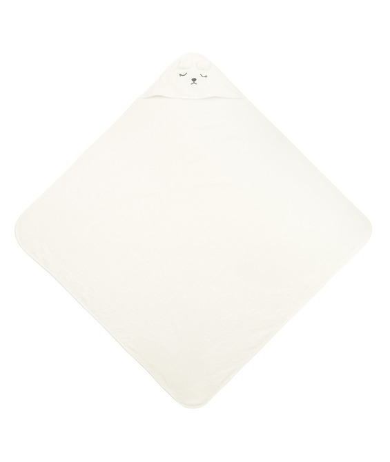 BATHFRIENDS BATH COVER 100x100 BEAR WHITE