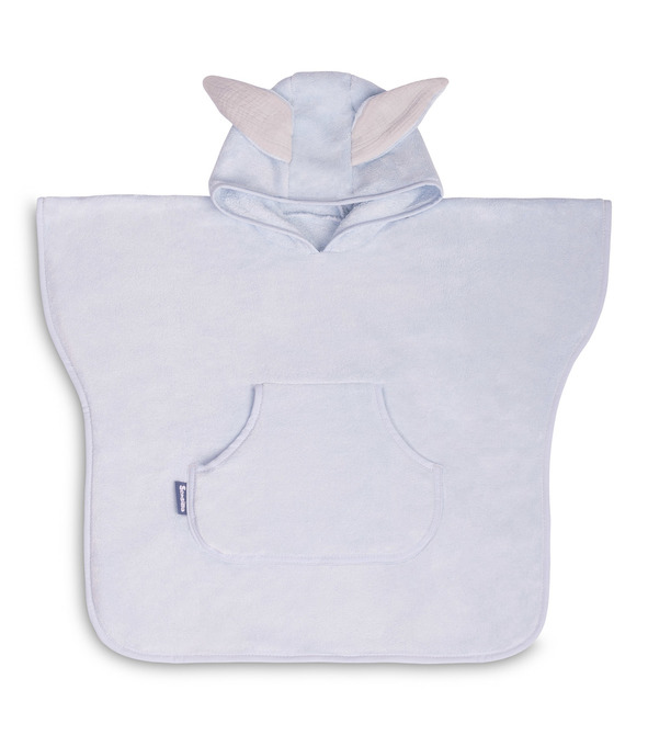 BATH PONCHO CORAL BLUE