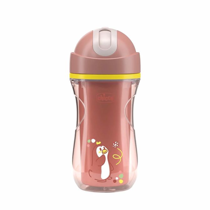 180721 THERMAL MUG 266ML STRAW 14+ PEACH