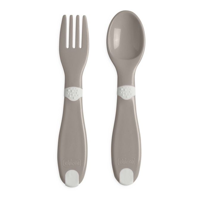 179404 FIRST PLASTIC CUTLERY 12M+ GREY