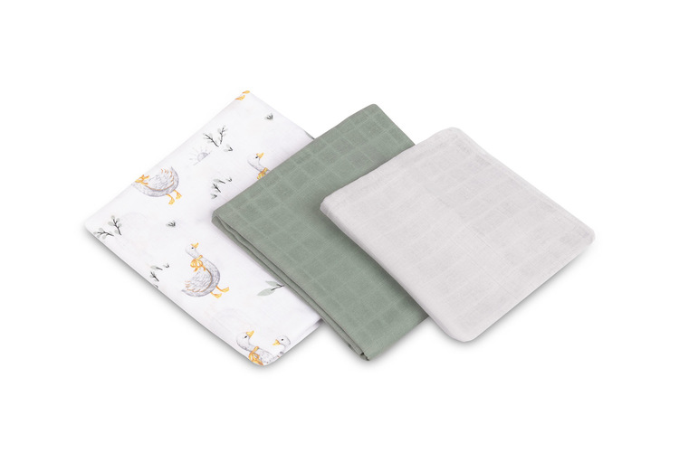 MUSLIN DIAPER TRIO EG-0100