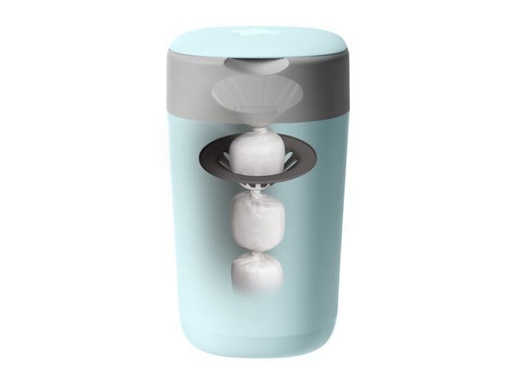 510037 CONTAINER FOR USED DIAPERS TWIST BLUE