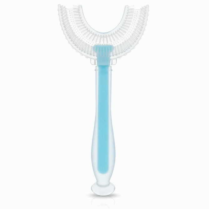 2469 Silikon-Zahnbürste „U“ blau BL246