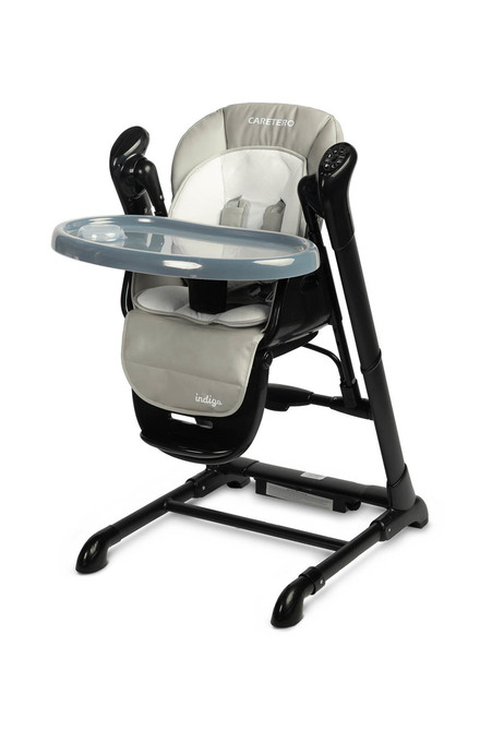 HIGH CHAIR + SWING INDIGO BLACK GREY