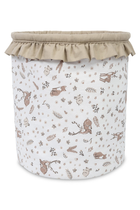 BASKET FOR TOYS M FOREST BEIGE
