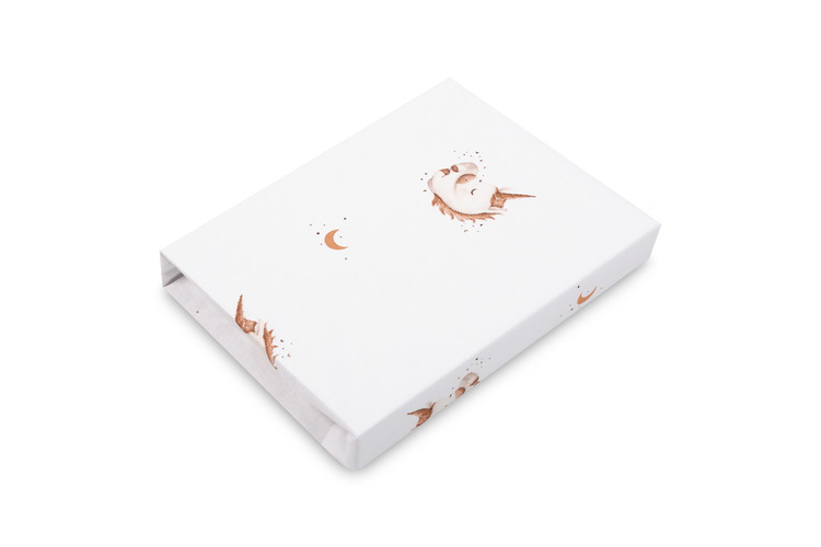 PRINTED BEDSHEET COTTON UNICORN BEIGE 60X120
