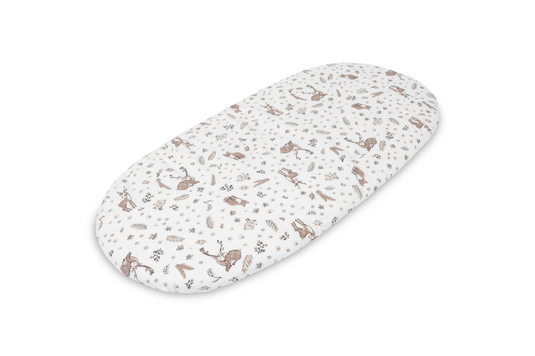 PRZEŚCIERADŁO DO WÓZKA BAWEŁNA FOREST BEIGE 35X75
