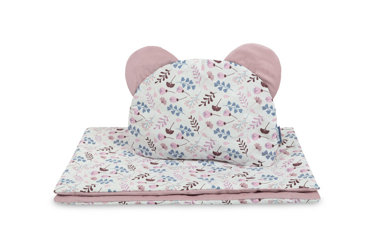 STROLLER SET VELVET TWIGS PINK