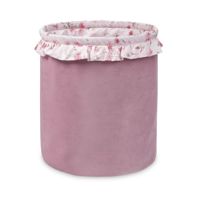 TOY BASKET M BLOOM PINK
