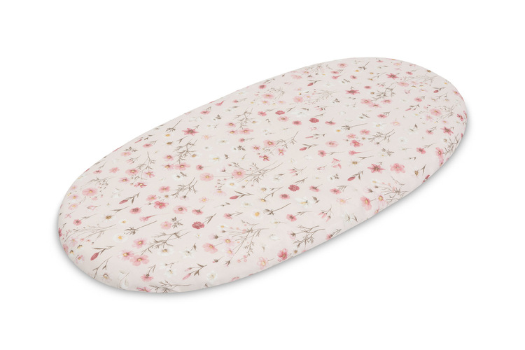 STROLLER BEDSHEET COTTON BLOOM PINK 35X75