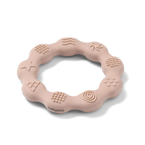 825/04 SILICONE TEETHING RING BEIGE